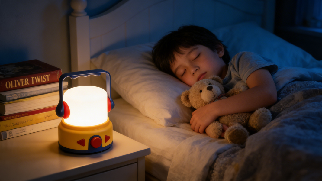 warm toddler nightlight setup